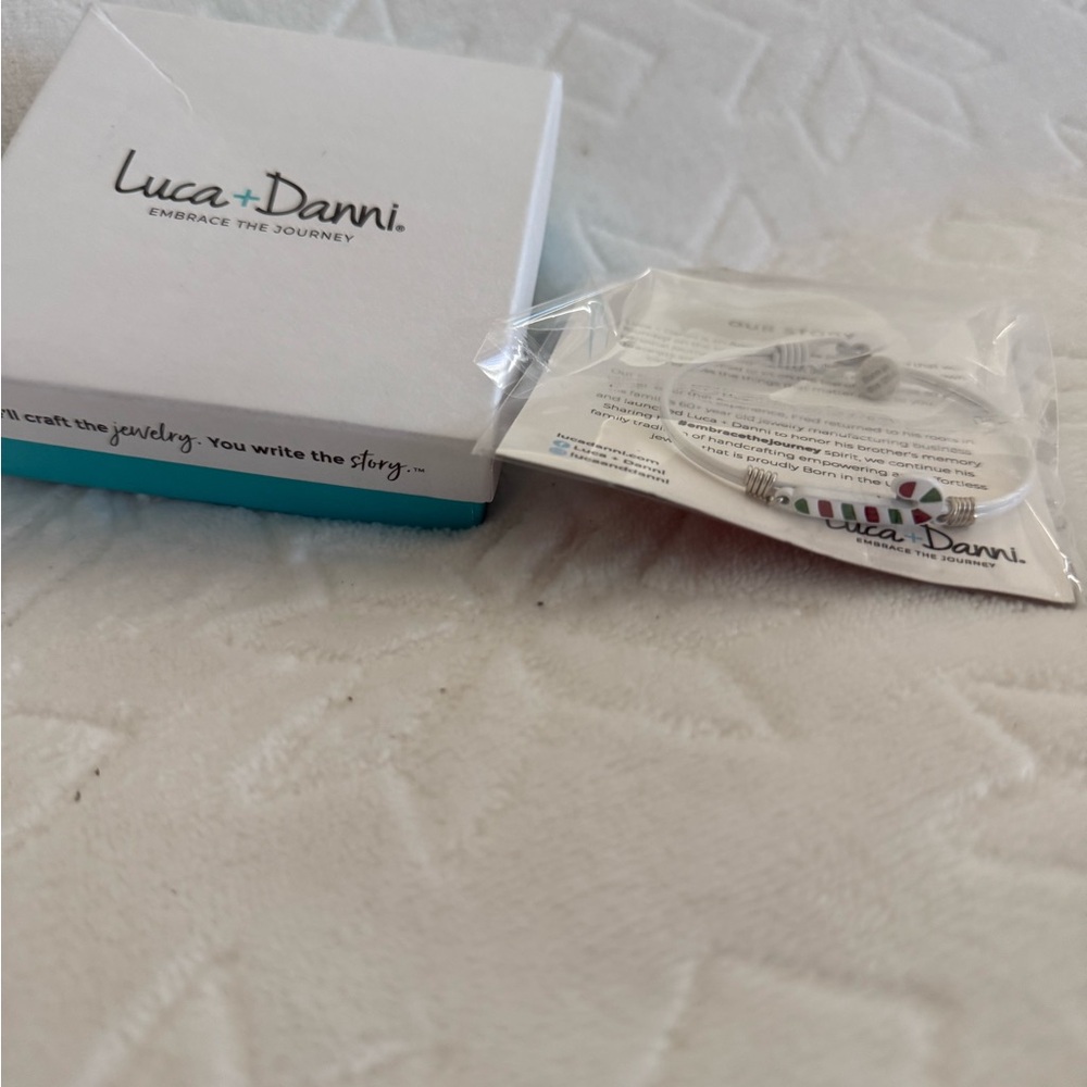 Luca + Danni Candy Cane Bangle Bracelet